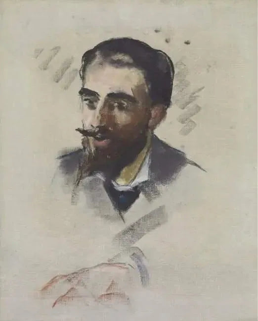 Young Man with Blonde Beard - Édouard Manet