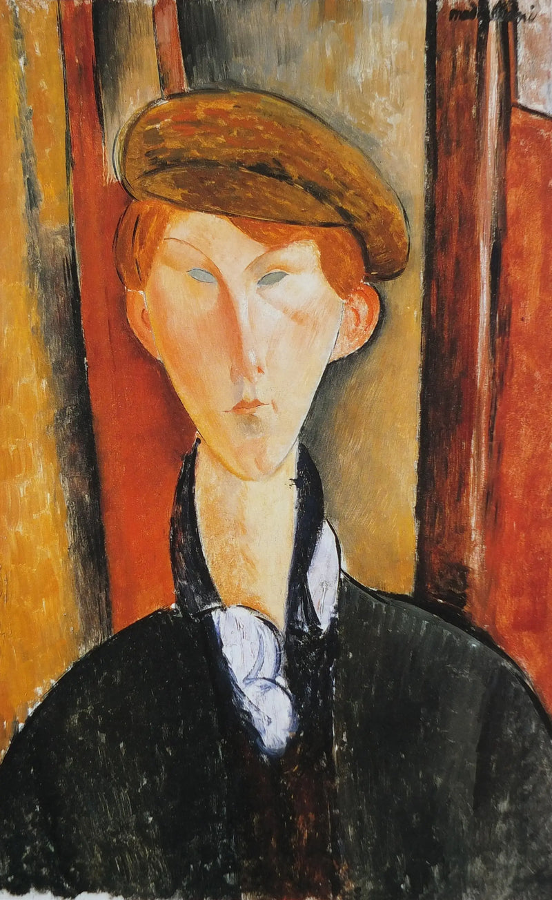 Young Man with a Cap - Amedeo Modigliani