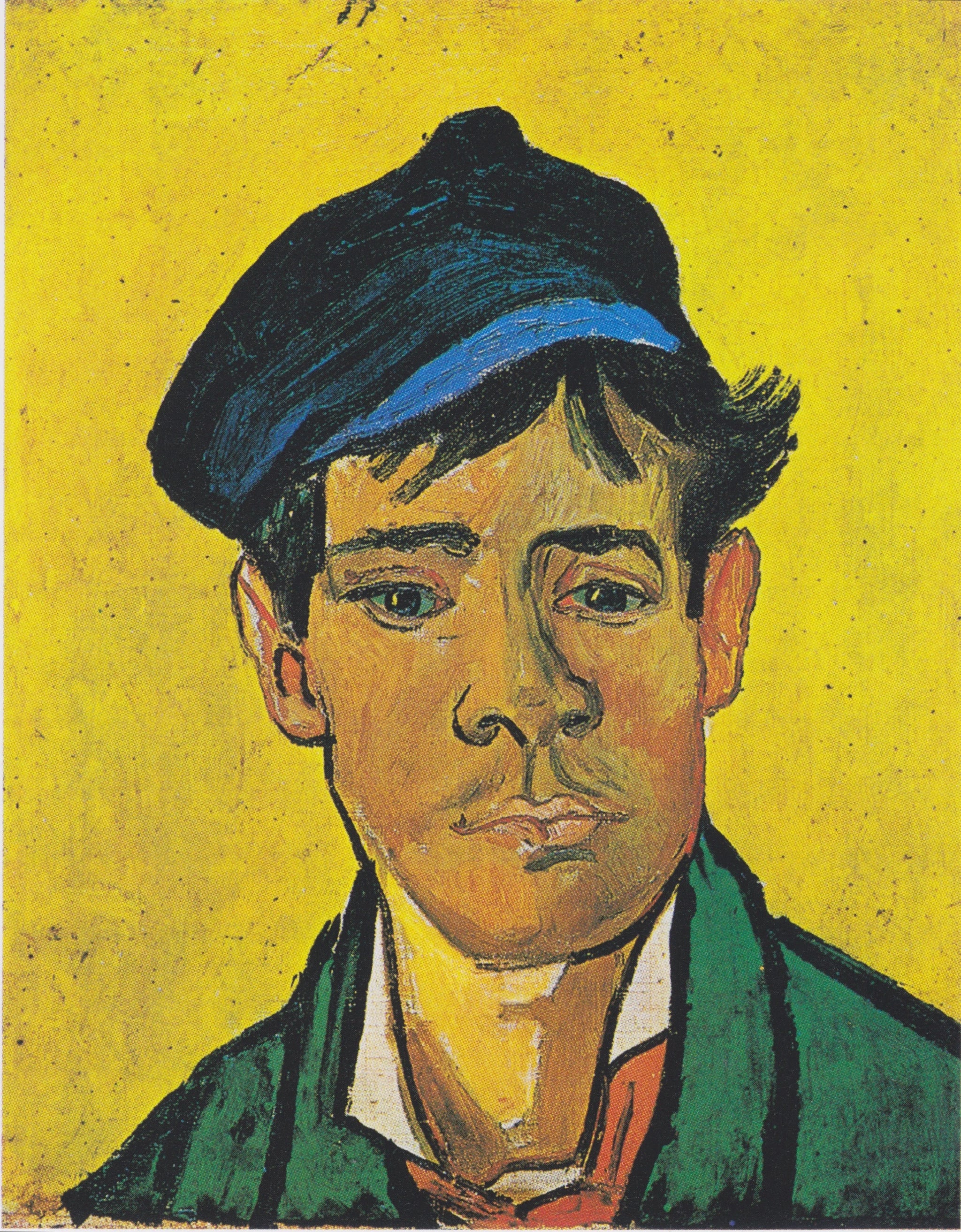 Jeune homme à la casquette F536 de Vincent van Gogh, collection particulière