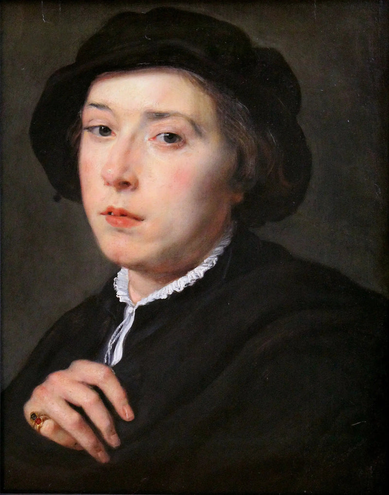 Young Man with a Black Hat - Peter Paul Rubens