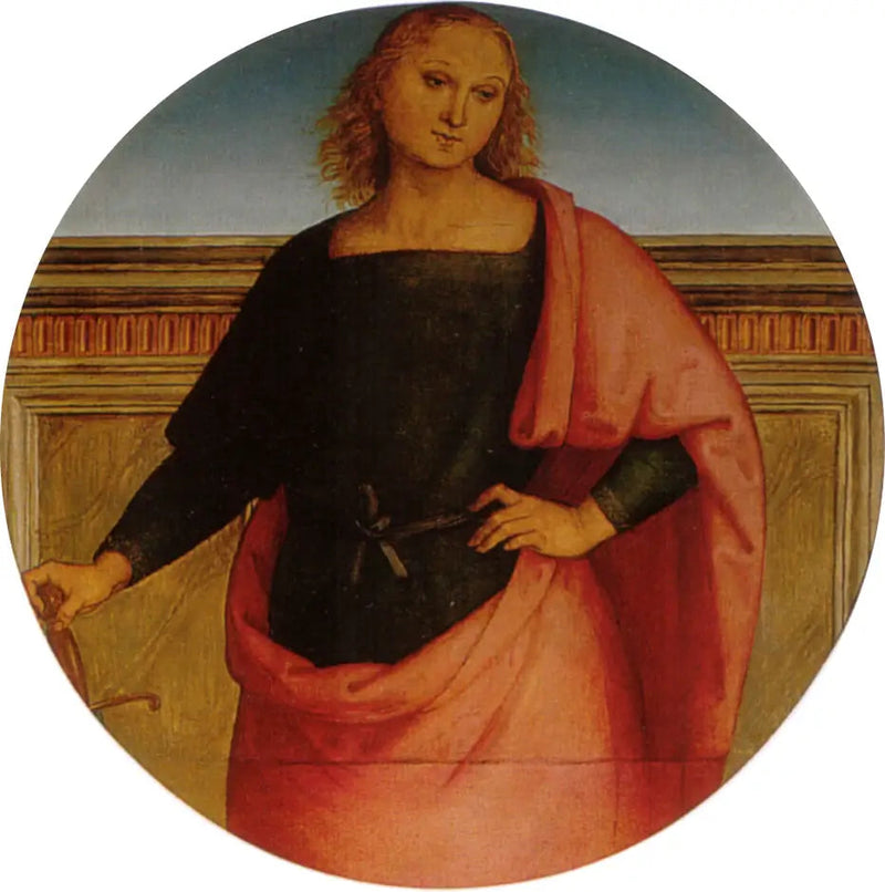 Young saint with a sword - Pietro Perugino