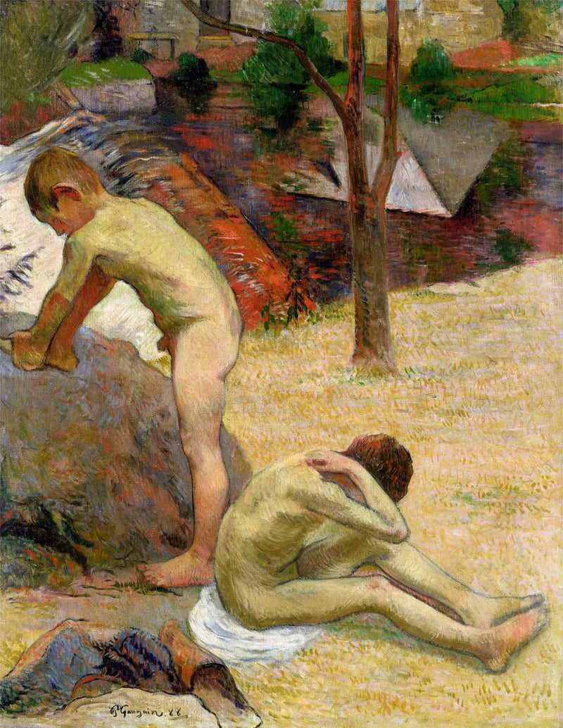 Young Breton Bathers - Paul Gauguin