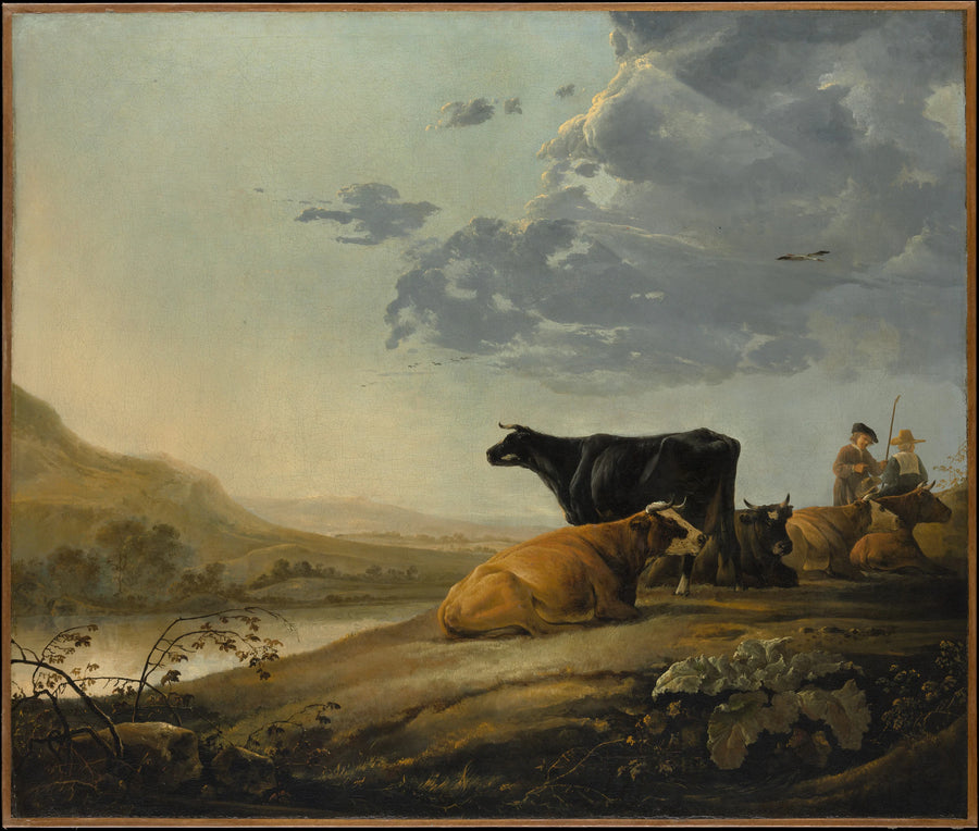 Jeunes bergers avec des vaches - Aelbert Cuyp