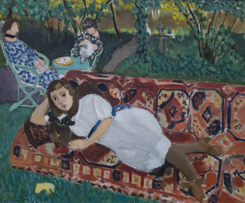 Young Girls in the Garden - Henri Matisse