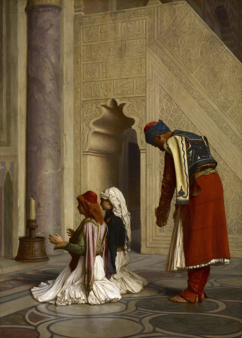 Young Greeks in the Mosque - Jean-Léon Gérôme