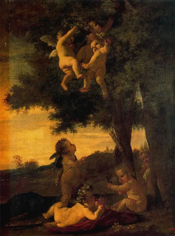 Children's Games and Putti - Nicolas Poussin