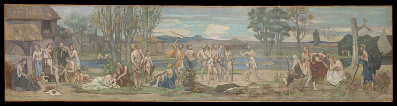 Jeux pour la patrie - Pierre Puvis de Chavannes