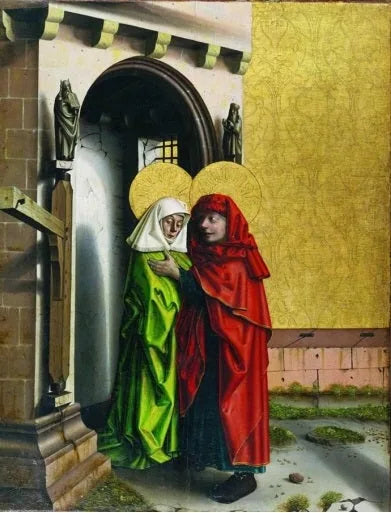 Joachim et Anne at the Golden Gate - Konrad Witz