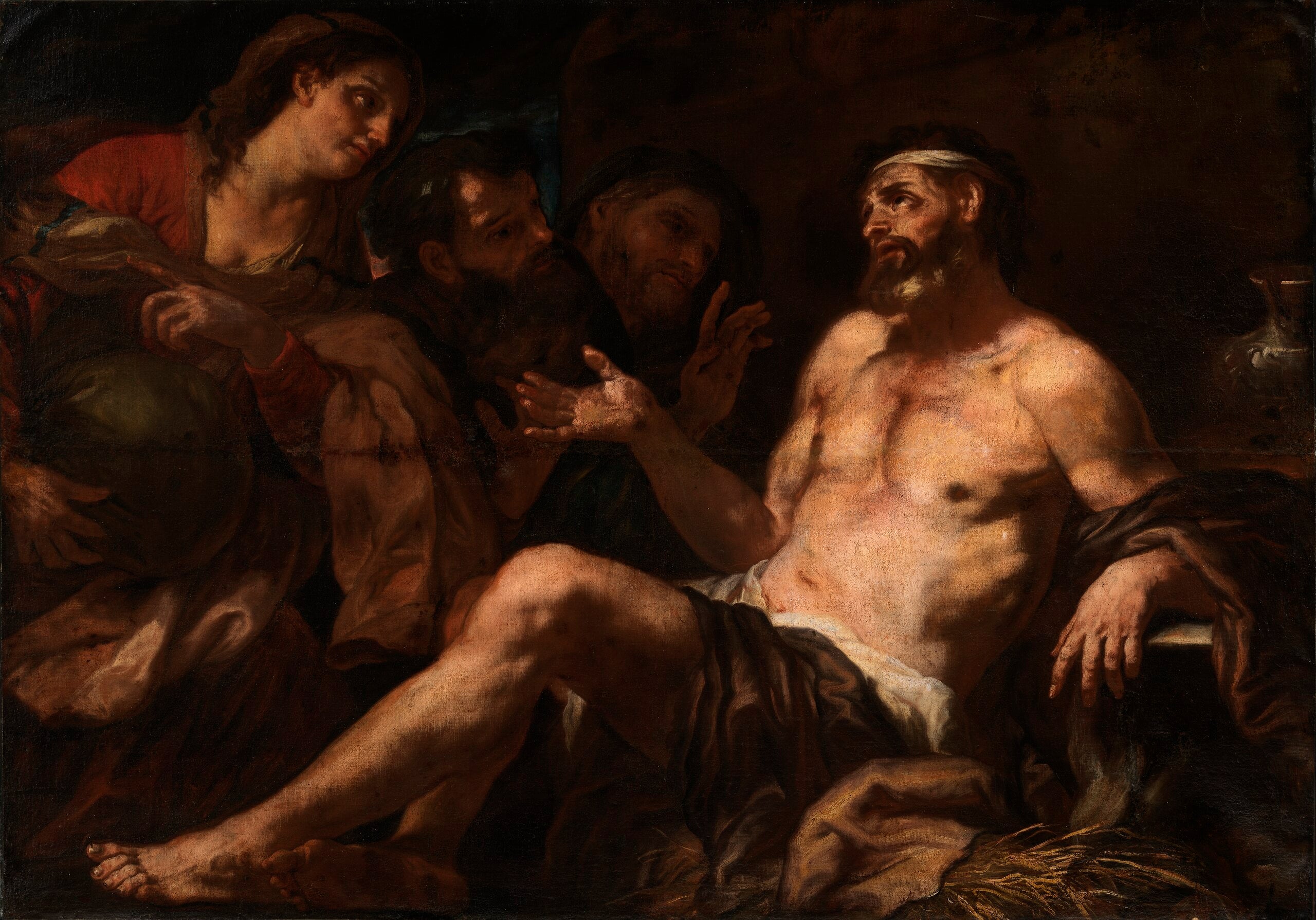 Job et ses consolateurs - Luca Giordano - Alpha Reproduction