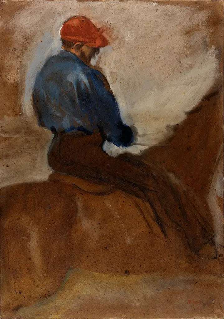 Jockey with Red Cap - Edgar Degas