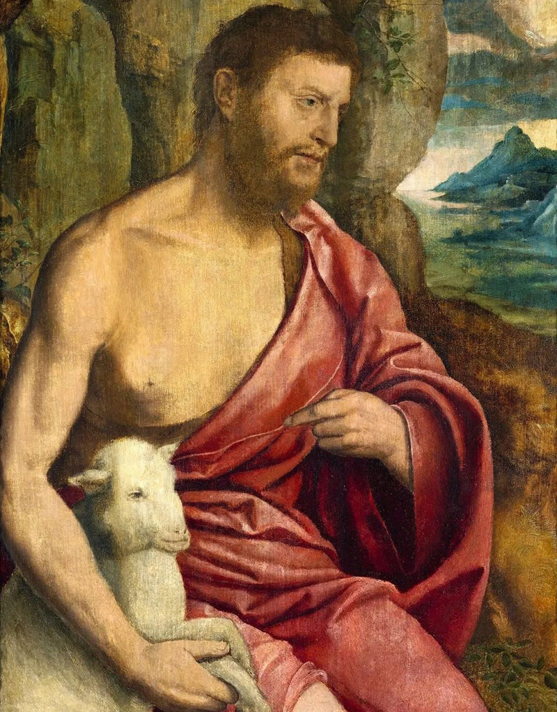Johannes the Baptist. - Joos van Cleve