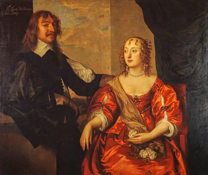 John Hamilton, 1st Baron Belhaven, died in 1679. Royalist (with his wife, Margaret Hamilton) - Antoine van Dyck