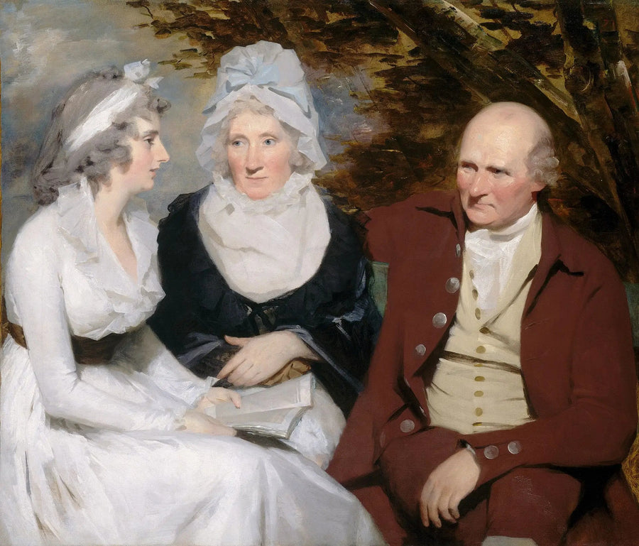 John Johnstone, Betty Johnstone and Miss Wedderburn - Henry Raeburn