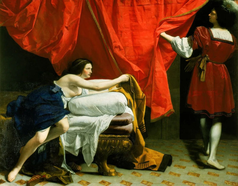 Joseph and Potiphar's Wife - Orazio Gentileschi