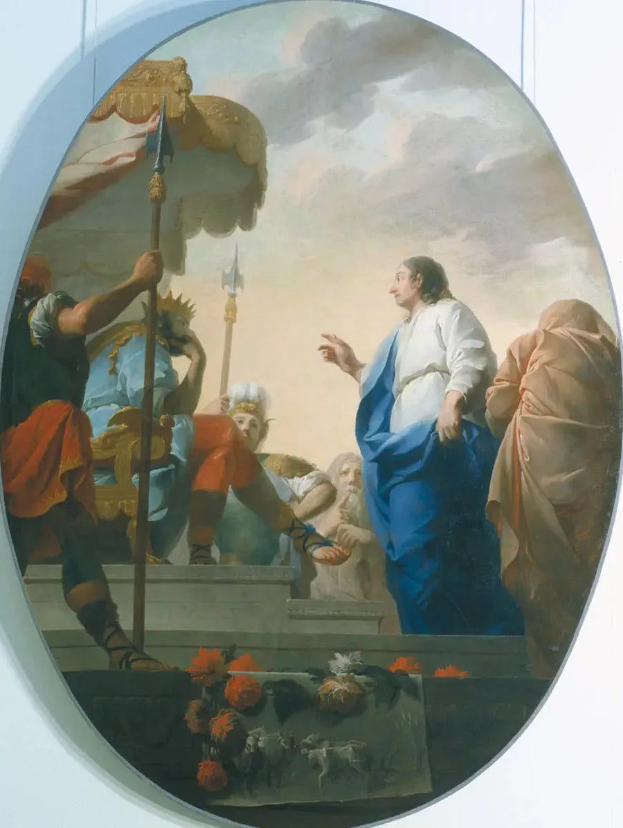 Joseph explains the Pharaoh's dreams - Pierre Subleyras