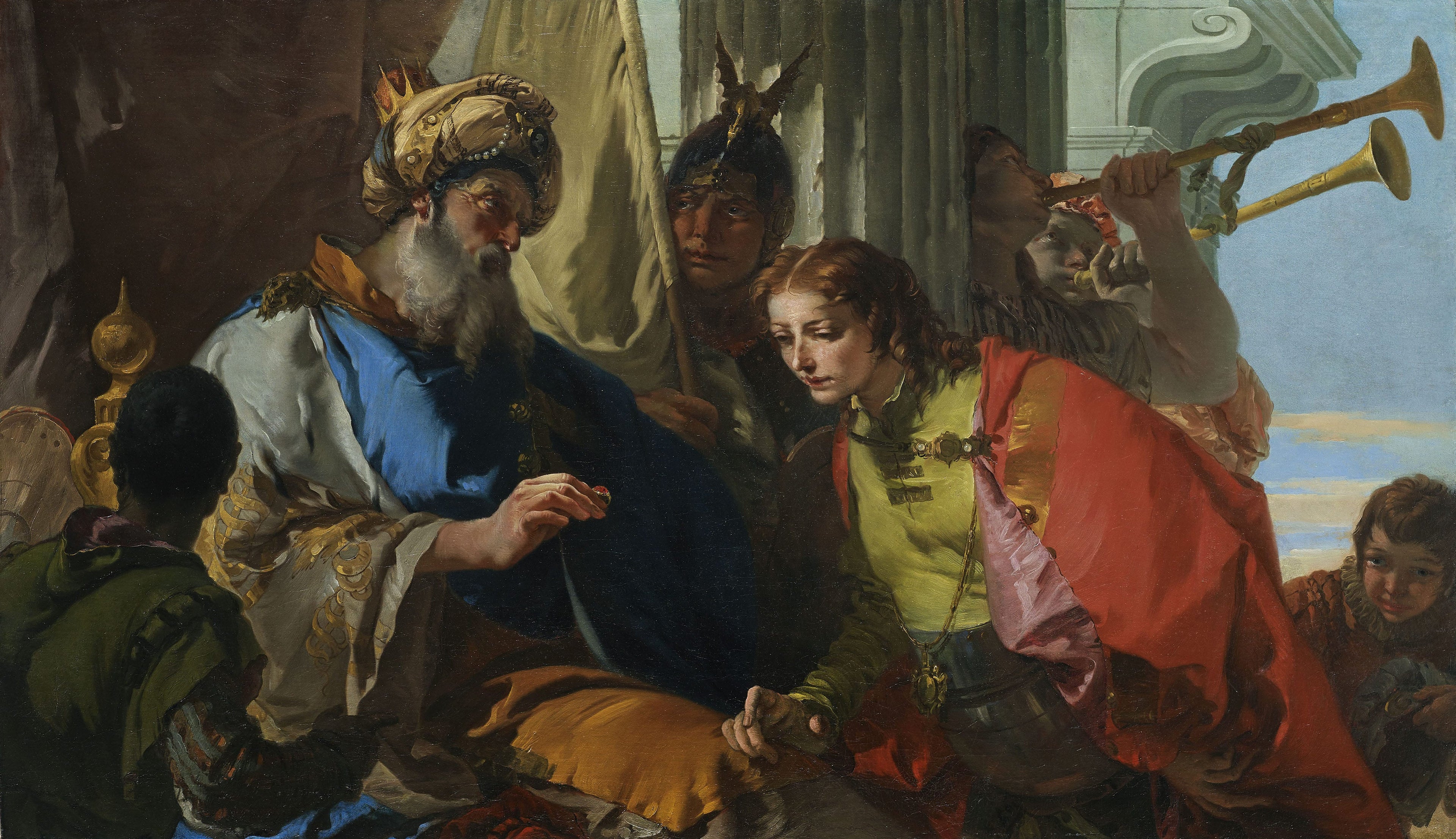 Joseph Receiving the Pharaoh's Ring - Giovanni Battista Tiepolo
