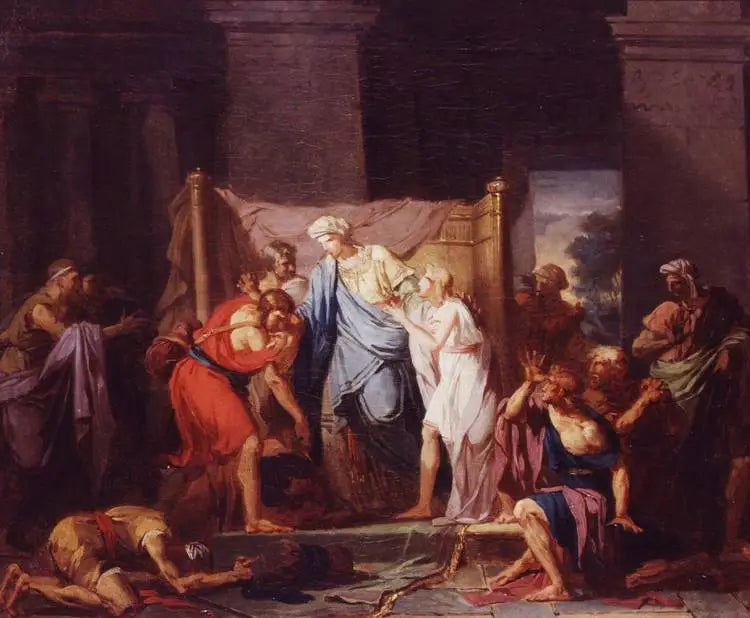 Joseph Recognized by His Brothers - Charles Meynier