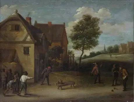 Playing Bowls - David Teniers the Younger