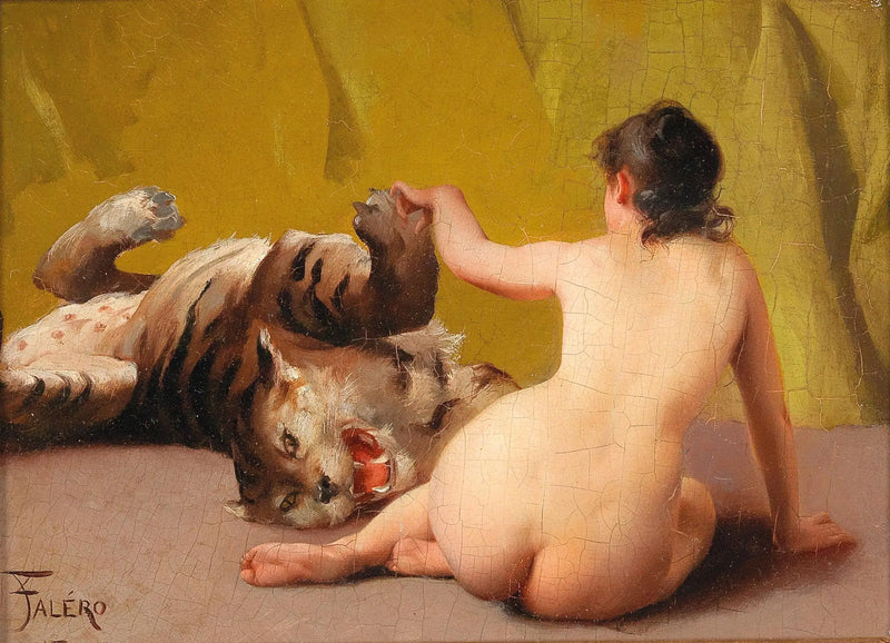 Playing with the Tiger - Luis Ricardo Falero