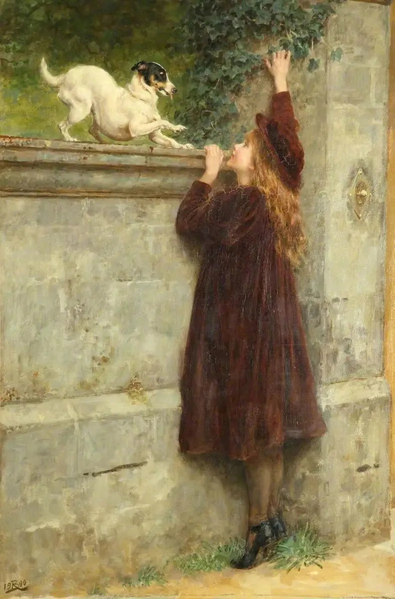 Playing with the comrades - Briton Rivière
