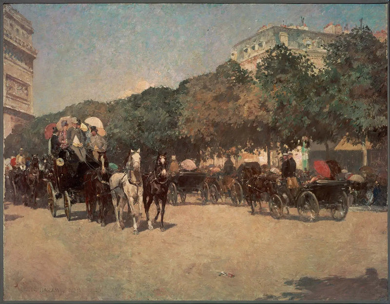 Day of the Grand Prix - Childe Hassam