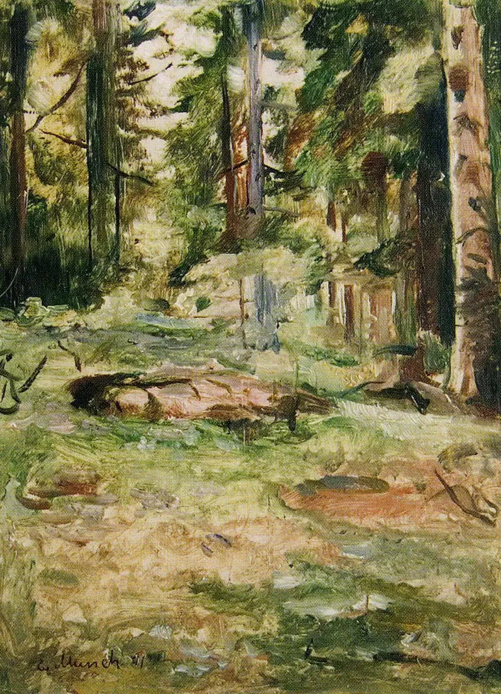 Summer Day in the Forest - Edvard Munch