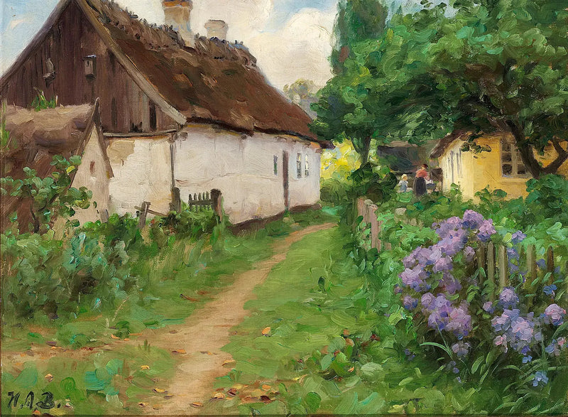 Summer Day Near a Farm. - H. A. Brendekilde
