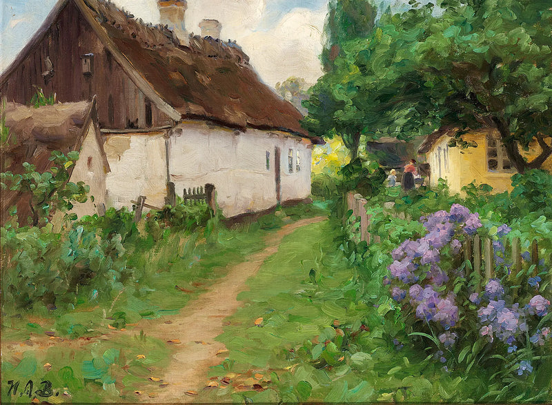 Summer Day Near a Farm. - H. A. Brendekilde