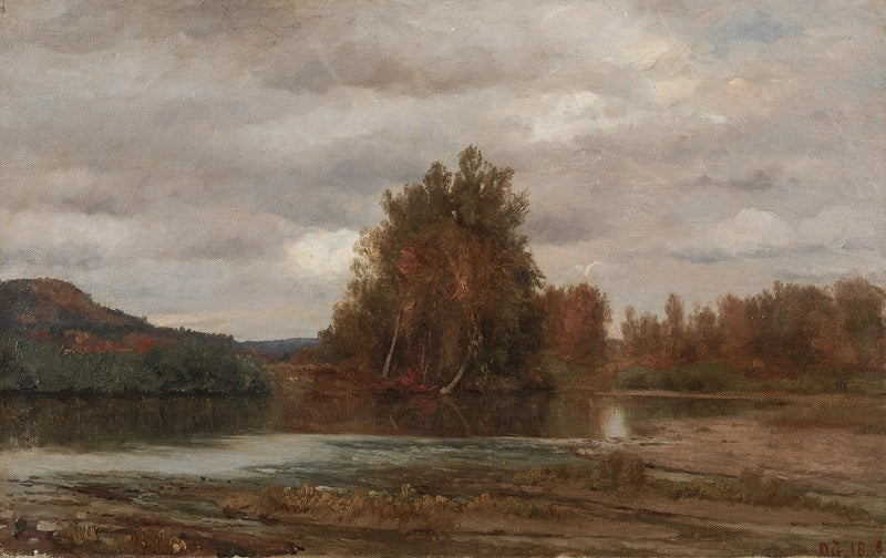 Gray Day on the Esopus - Jasper Francis Cropsey
