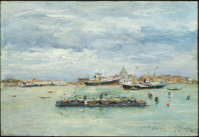 Gray Day over the Lagoon - William Merritt Chase