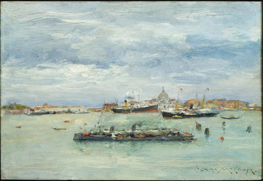 Gray Day over the Lagoon - William Merritt Chase