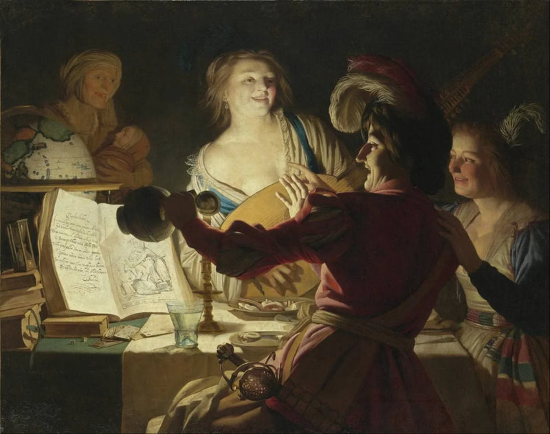 Joyeuse Company - Gerrit van Honthorst