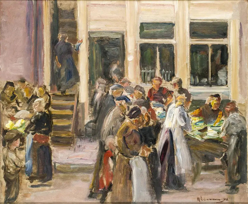 Judengasse in Amsterdam - Max Liebermann