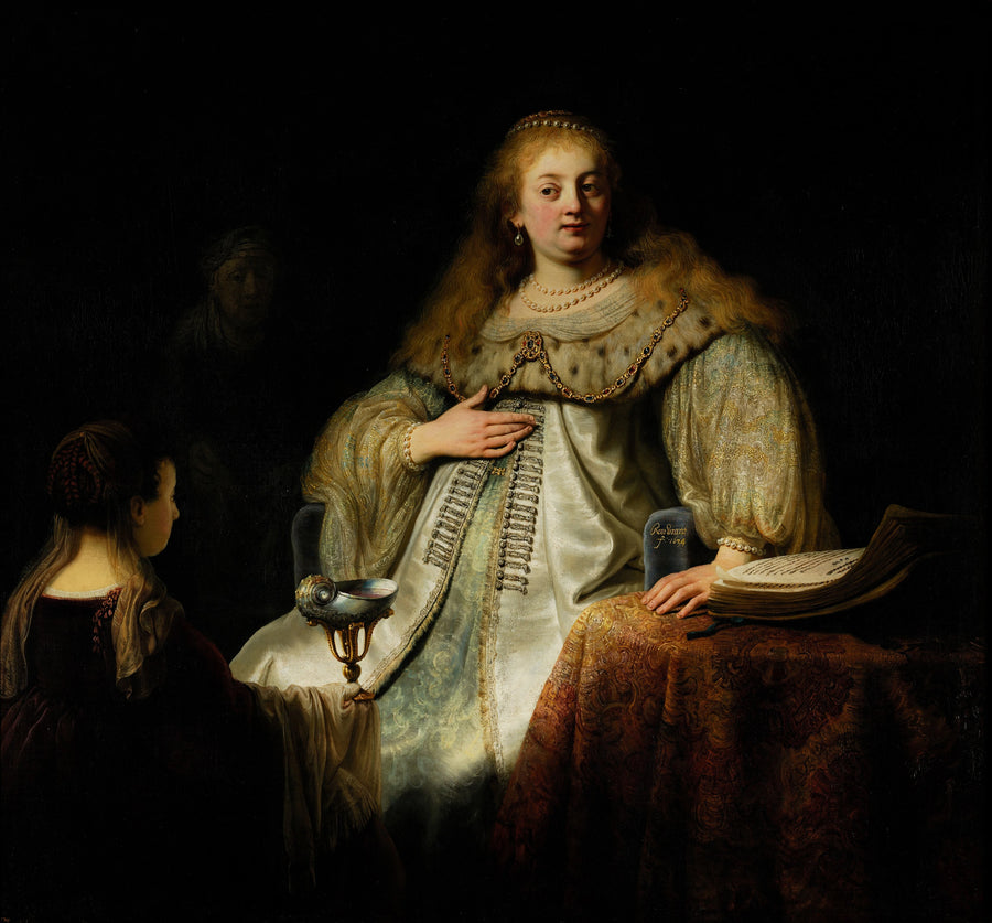 Judith at the Banquet of Holofernes - Rembrandt