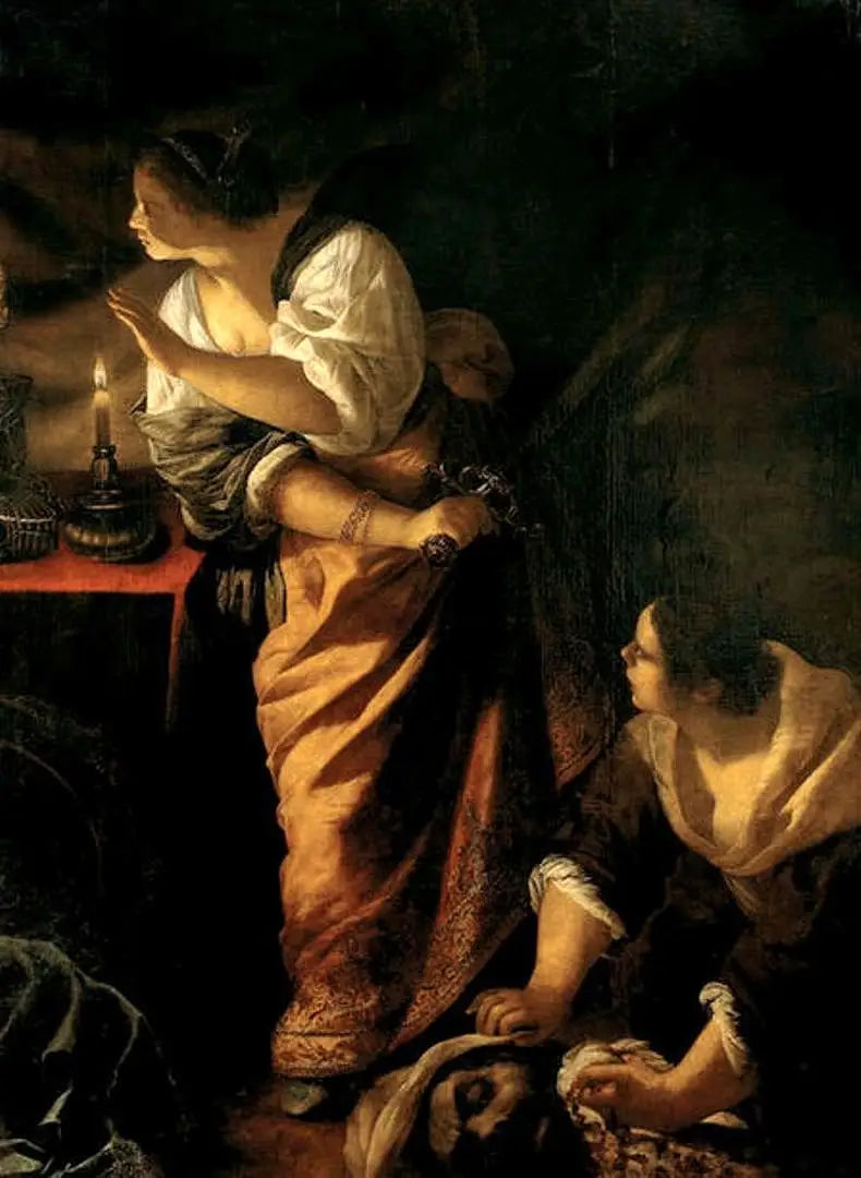Judith and Her Maidservant with the Head of Holofernes - Artemisia Gentileschi