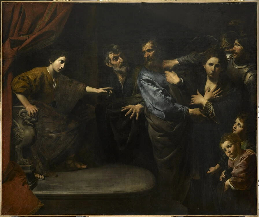 Le jugement de Daniel - Valentin de Boulogne