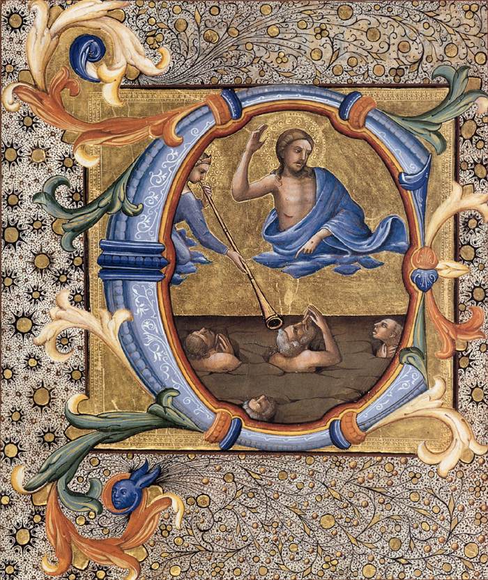 Last Judgment - Initial C - Lorenzo Monaco