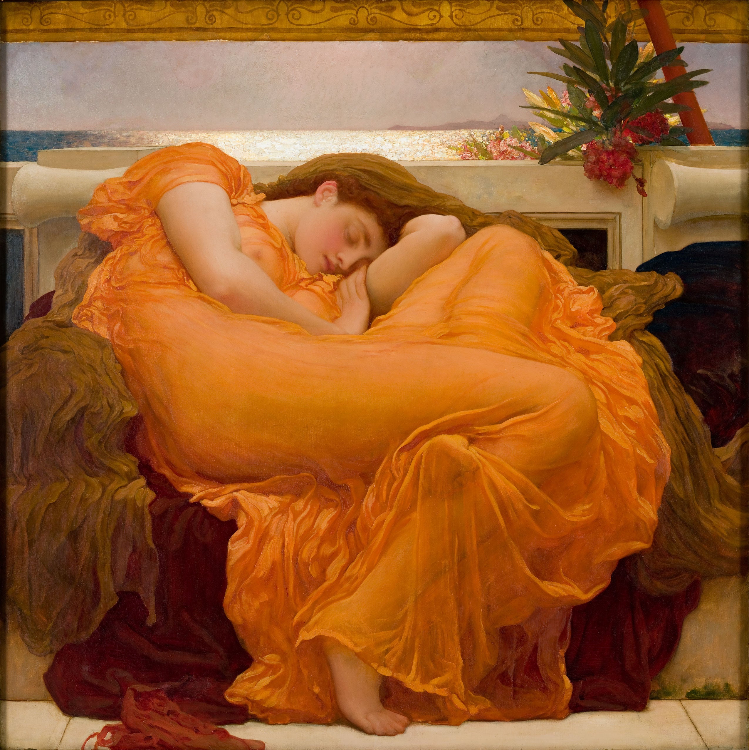 June in Bloom - Frederic Leighton