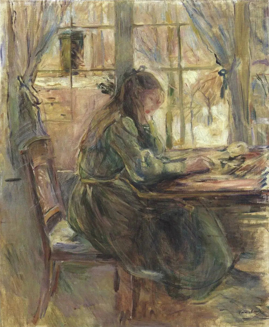 Julie at the Table - Berthe Morisot