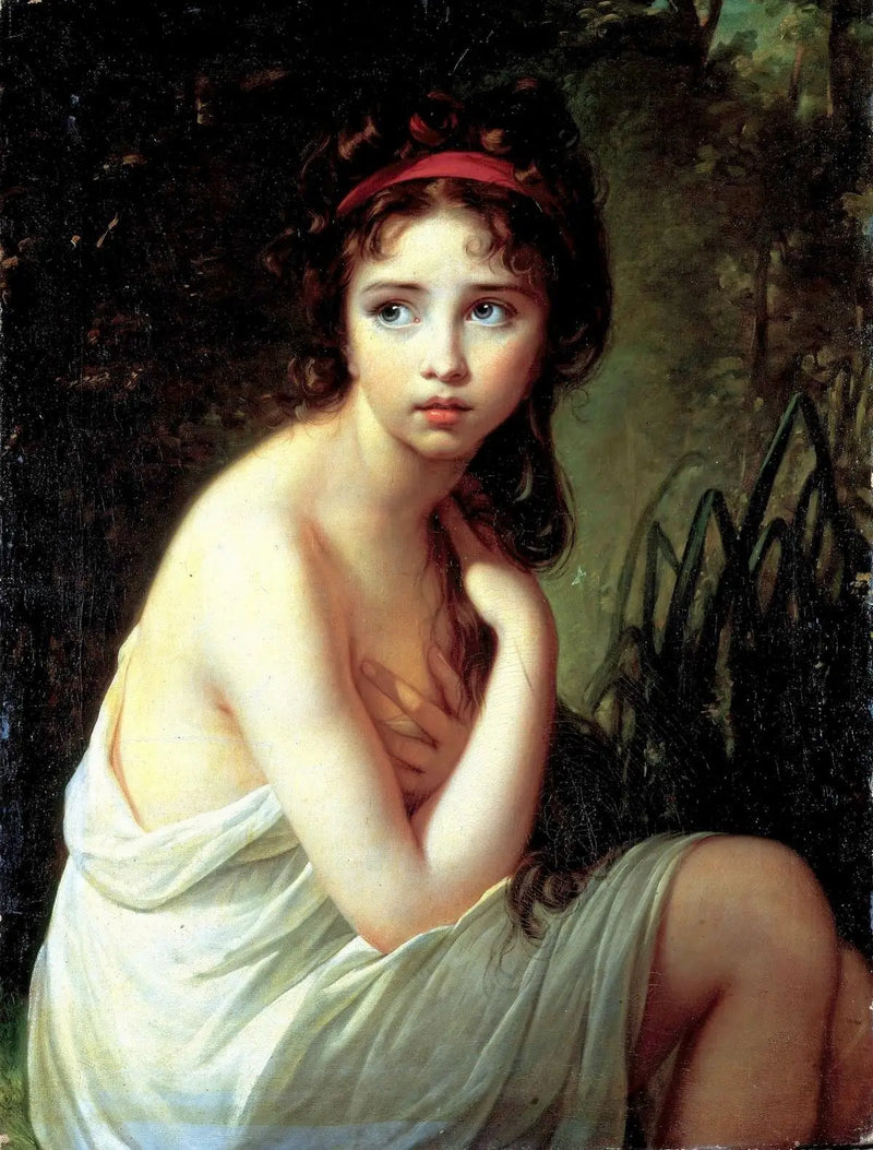 Julie Lebrun en baigneuse - Elizabeth Vigée Le Brun