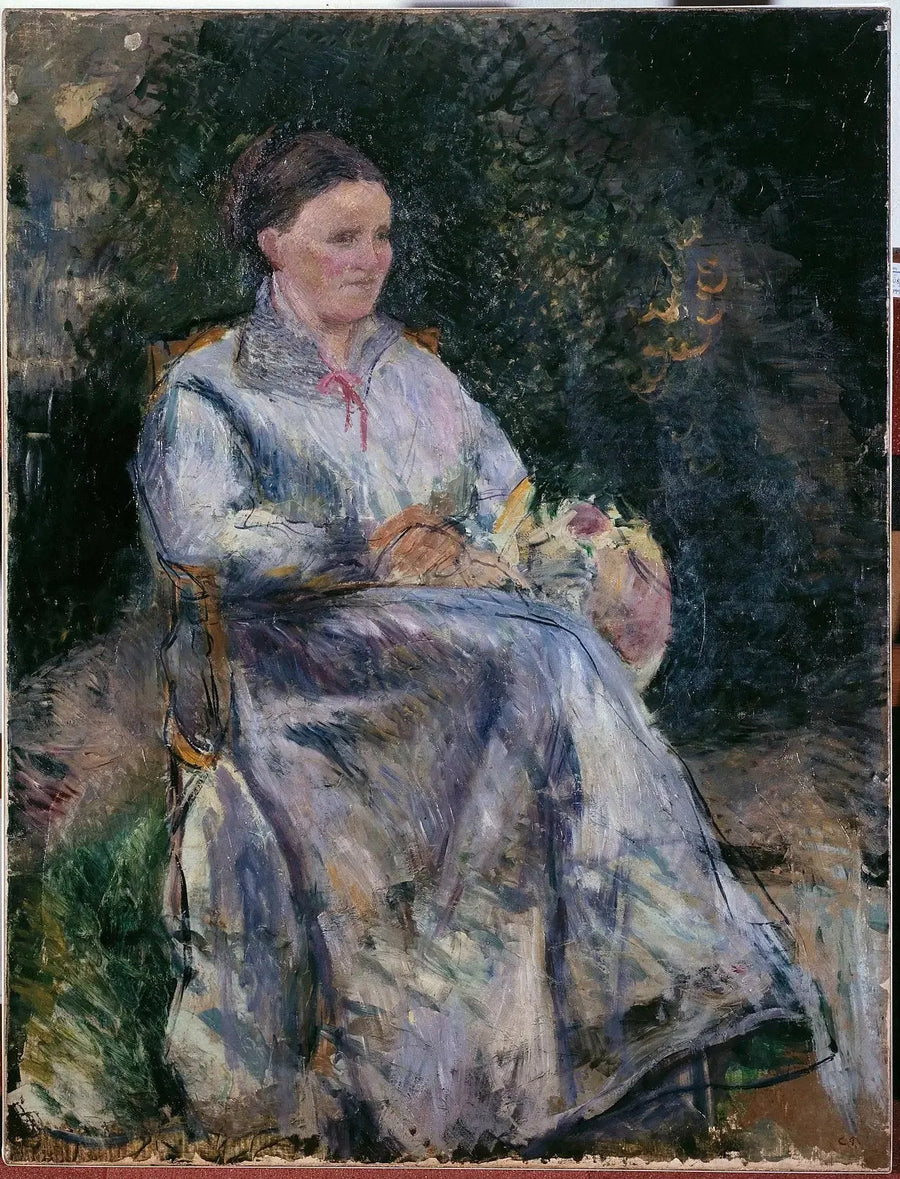 Julie Pissarro in the Garden - Camille Pissarro