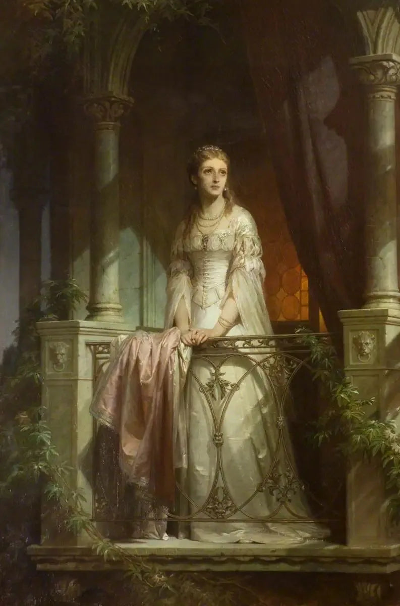 Juliette on the balcony - Thomas Francis Dicksee