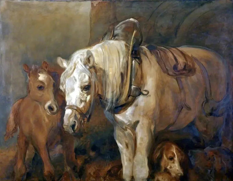 Mare and Foal - Edwin Henry Landseer