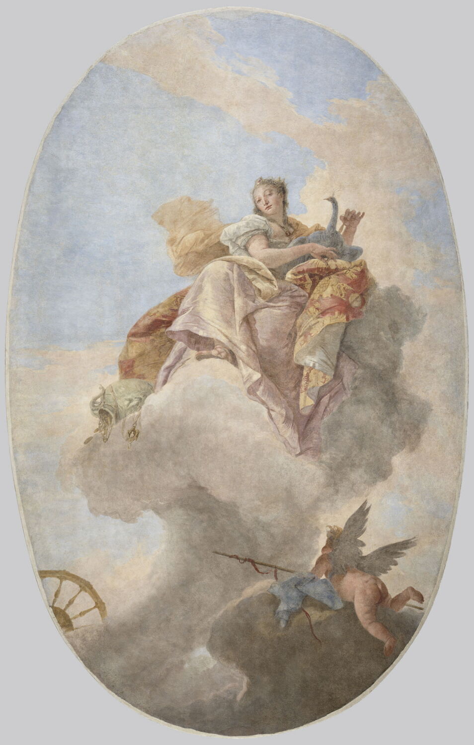 Juno in the midst of clouds - Giovanni Battista Tiepolo