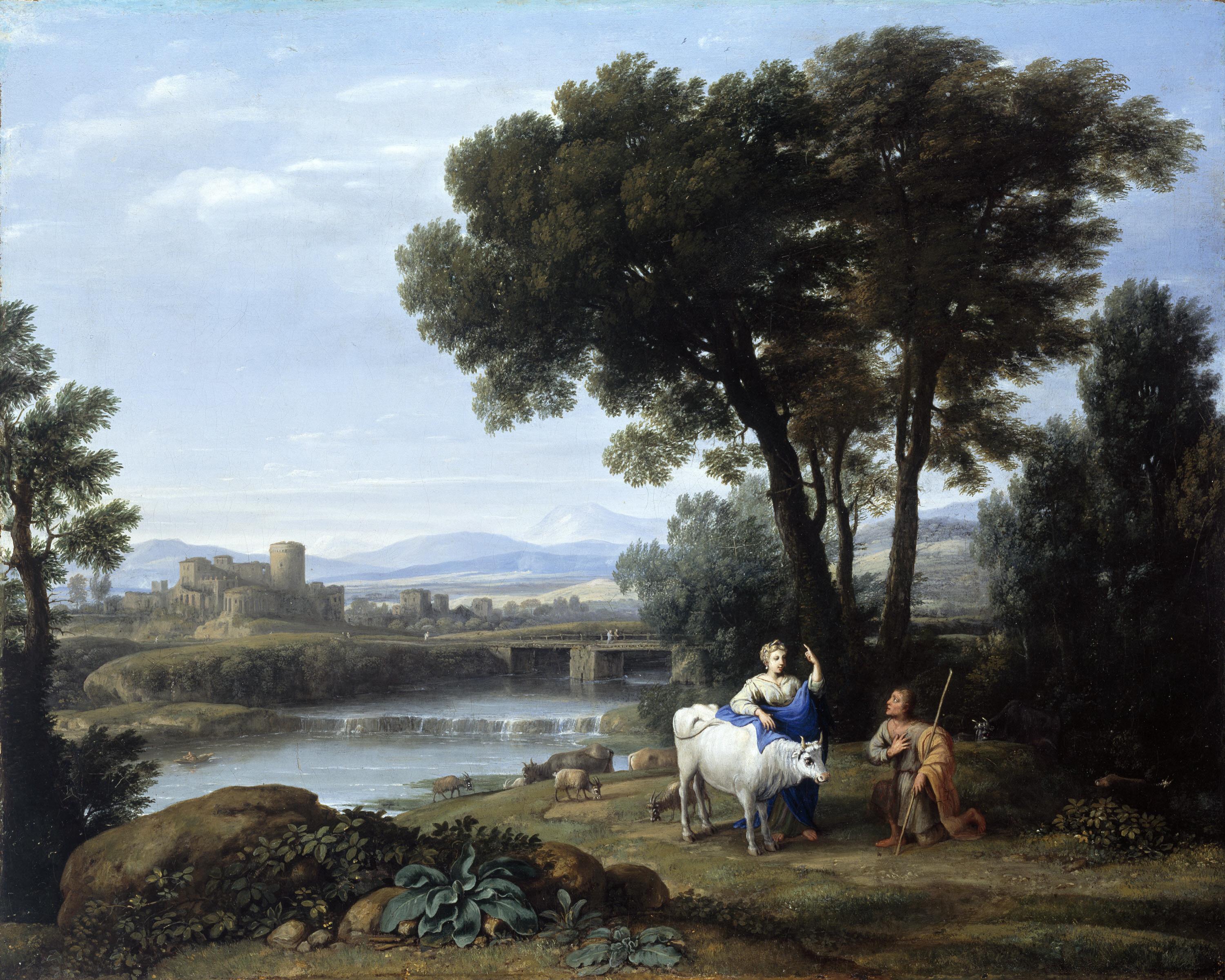 Juno entrusts Io to Argus - Claude Lorrain