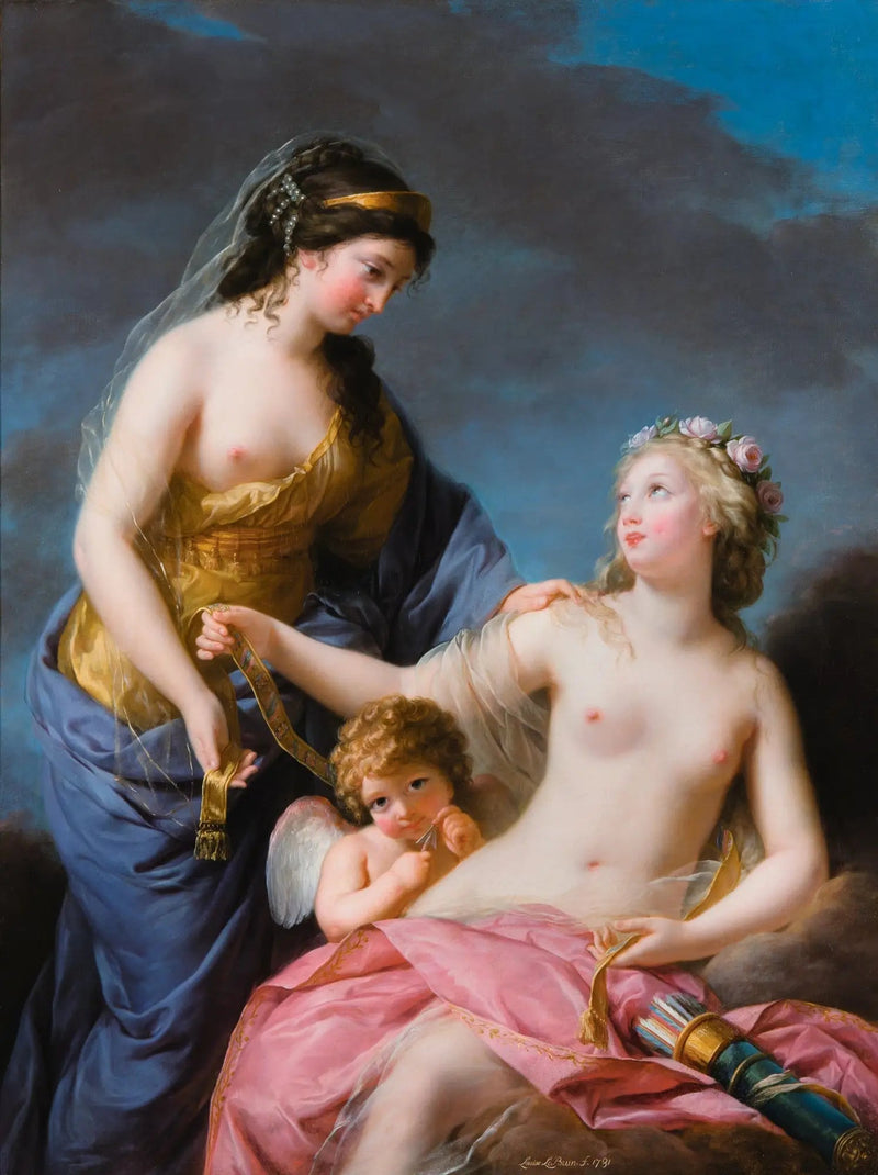 Juno demanding Venus to lend her her magic belt - Élisabeth Vigée Le Brun