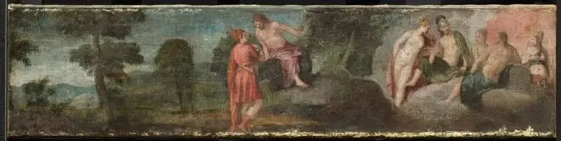 Jupiter with the gods and goddesses on Mount Olympus - Paul Véronèse