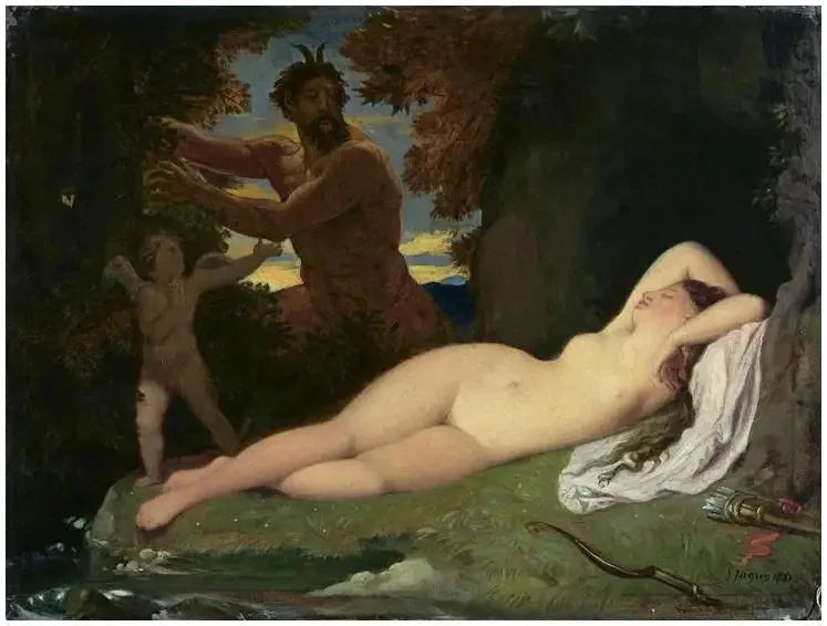 Jupiter and Antiope - Jean-Auguste-Dominique Ingres