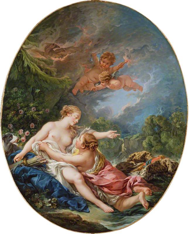 Jupiter and Callisto - François Boucher