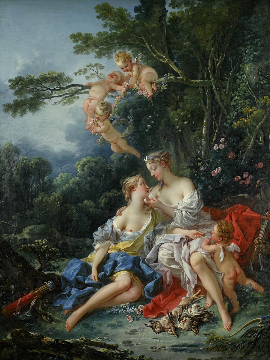 Jupiter and Callisto - François Boucher